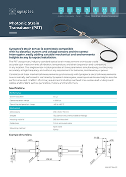 Photonic strain transducer (PST) cover