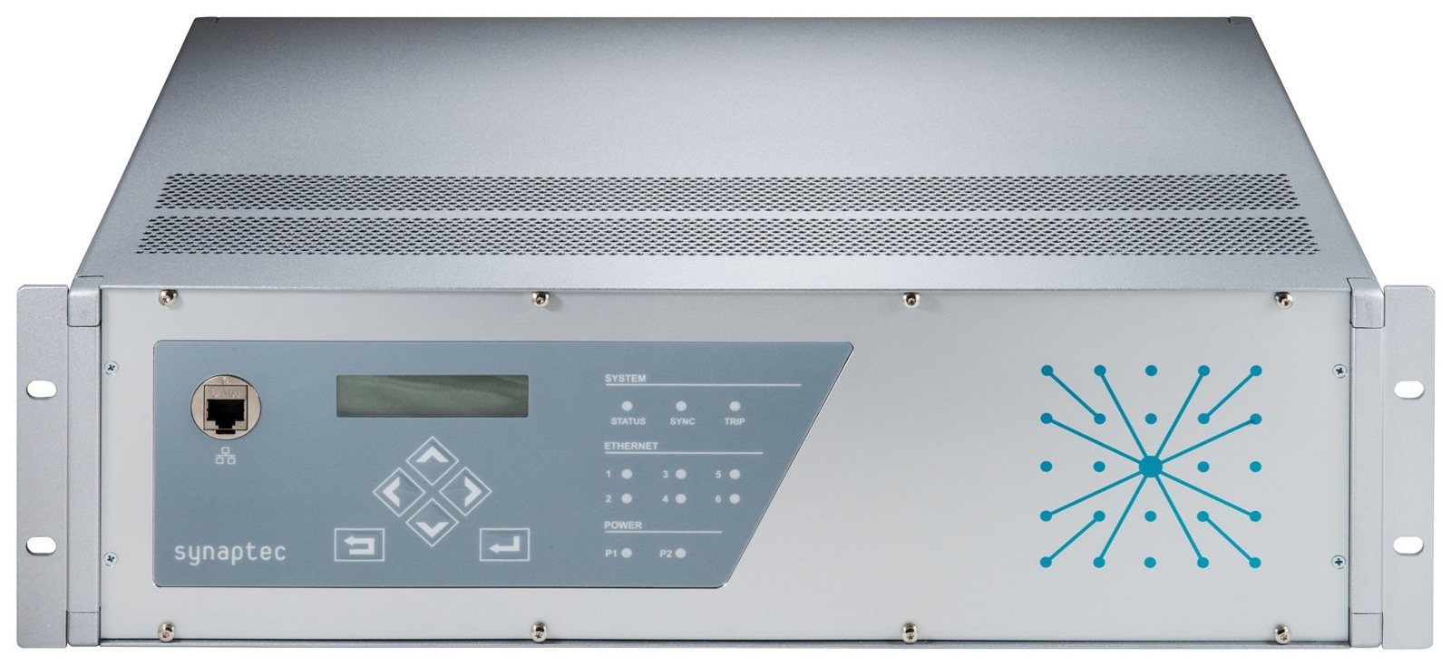 Synaptec DES Interrogator, 3U rack-mounted